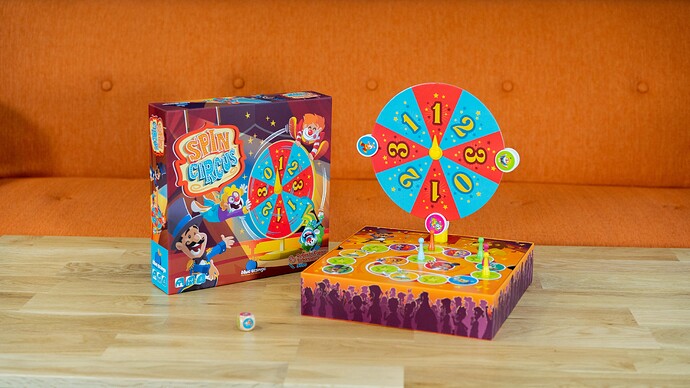 Spin Circus, un jeu fun pour les plus jeunes