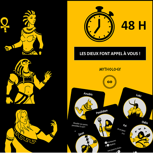 Mythology GO : Plus que 48H !