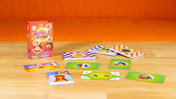 Bubble Stories : un jeu de cartes narratif accessible dès 4 ans