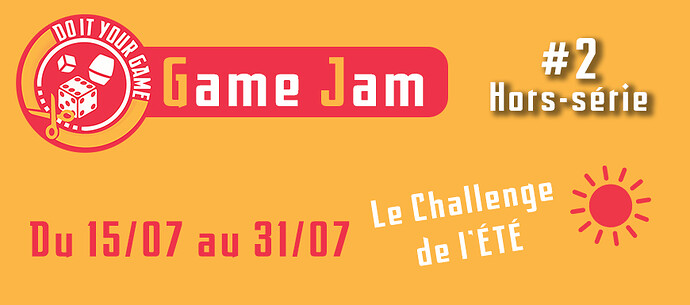 La Game Jam de l'été - C'est parti !