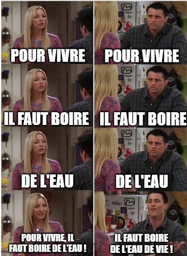 A l'eau