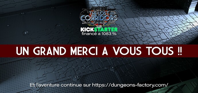 The lost corridors Kickstarter est financé