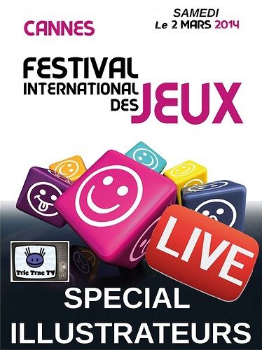 Les illustrateurs en LIVE avec vous à cannes