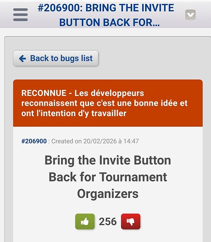 Capture d'écran suggestion acceptée