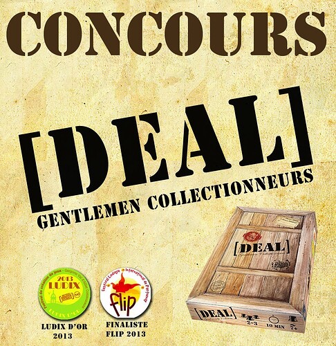 Deal le concours, gagnez votre boîte et de quoi boire