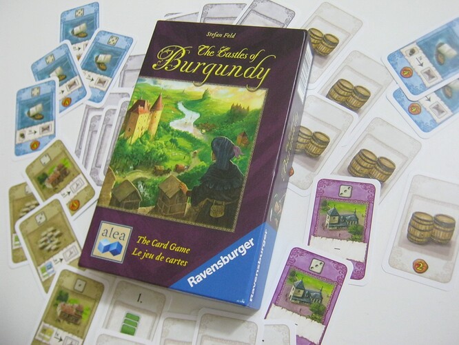 Critique de Les châteaux de Bourgogne le jeu de cartes