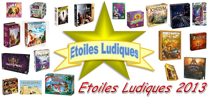 Les Etoiles Ludiques 2013 du site Videoregles.Net