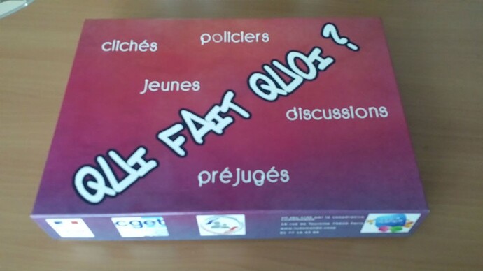 Atelier création de jeux « jeunes et police » ETAPE 2