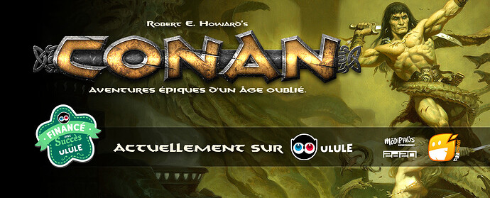 Nouveautés sur la page Ulule CONAN