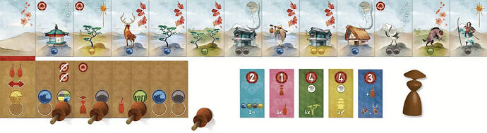 Image tirée du site de Iello qui présente le jeu Kanagawa