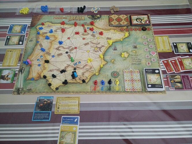 Fin de partie Pandemic Iberia à trois