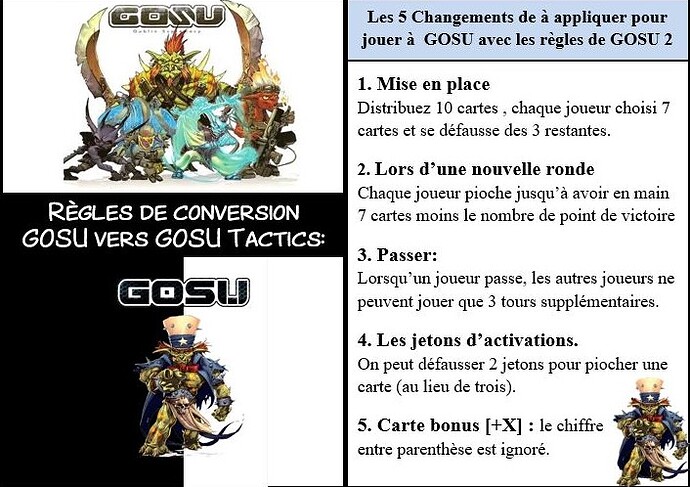 Jouer GOSU avec les regles de GOSU 2 v1