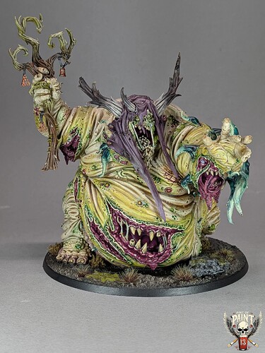 Rotigus-le -pere-des-pluies-demon-majeur-Nurgle-warhammer-age-of-sigmar-tabletop-peint-par-pint-of-paint
