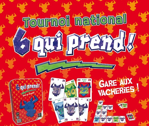 6 qui prend, le tournoi qu'il est vachement bien !