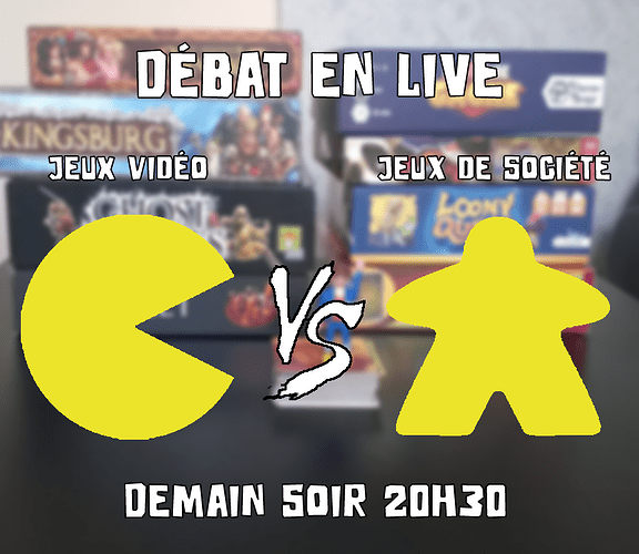 Live-Débat : Jeux de société et Jeux Vidéo, des cousins éloignés?