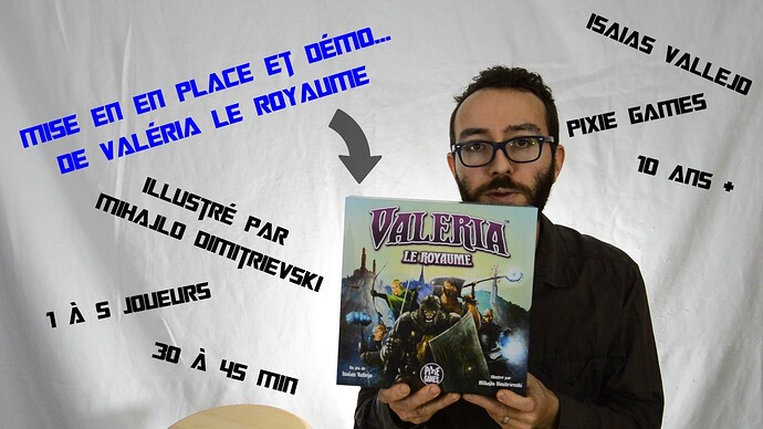 Mise en place et démo de...Valéria le royaume...la caisse à jeux.