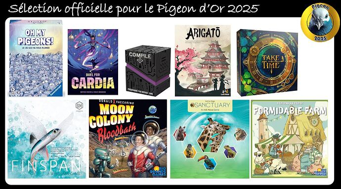 Selection Pigeon d Or 2025