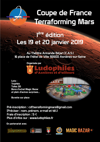 La première Coupe de France Terraforming Mars a rendu son verdict !