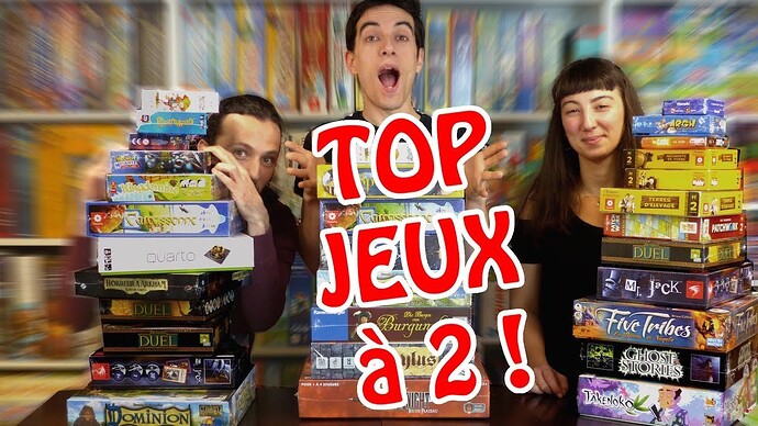 Et si on ne gardait que 10 jeux pour jouer à deux ?