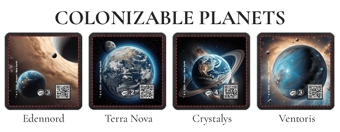 Colonizable Planets