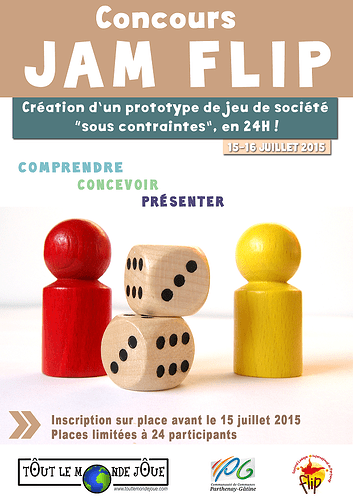 JAM flip 2015 : la création de jeu en 24H chrono !