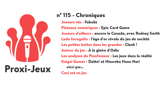 N°115 – Chroniques