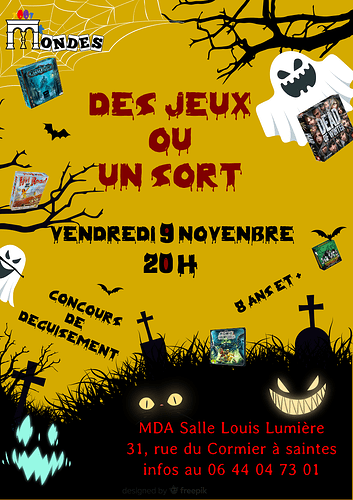 Soirée jeux Halloween