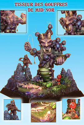 Tisseur des Gouffres - Sculpture et Peinture Confrontation