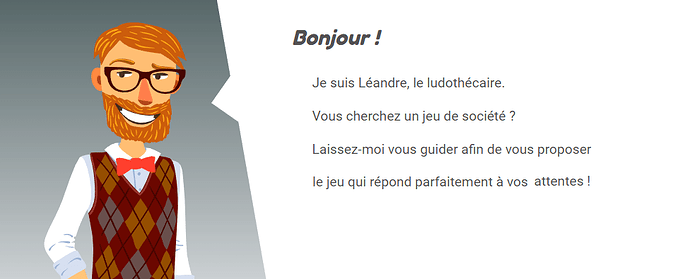 Léandre le ludothécaire : trouve-moi un jeu !