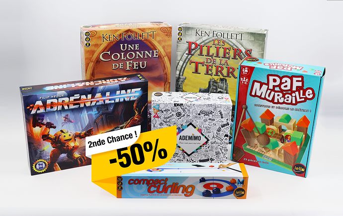 Profitez d'une offre exceptionnelle sur une sélection de 6 jeux