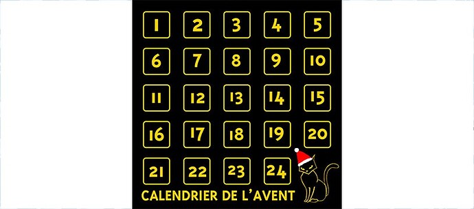 Le calendrier de l'Avent by Matagot