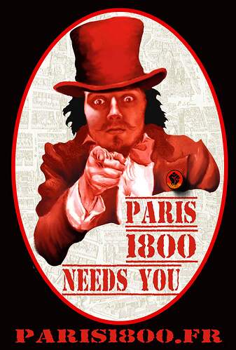Paris 1800 à...Paris est Ludique 2016.