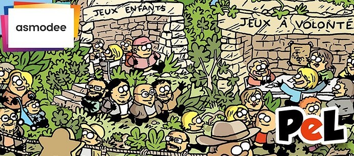 Retrouvez Asmodee à Paris est Ludique pour faire le plein de jeux !