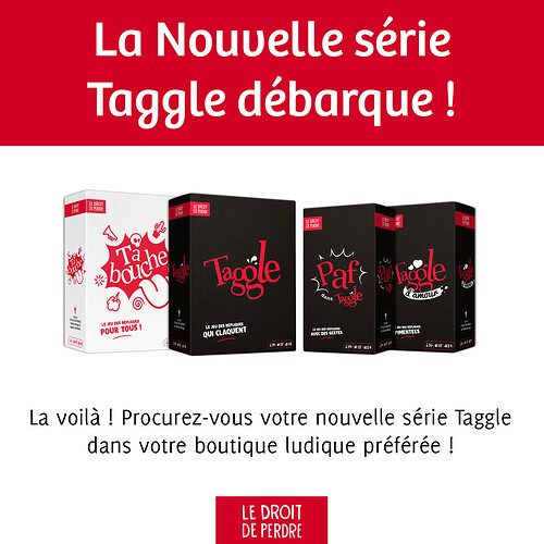La sortie de la nouvelle série Taggle, c'est aujourd'hui !