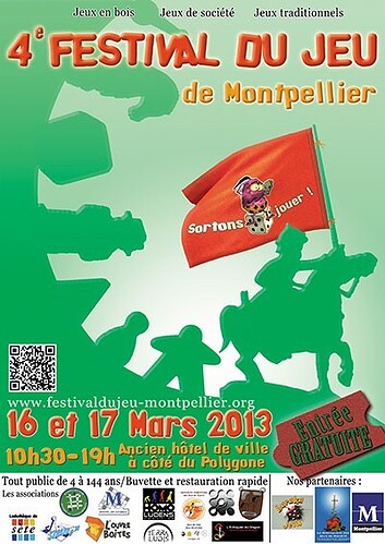 4ème édition du Festival du Jeu de Montpellier: 16 et 17 mars 2013
