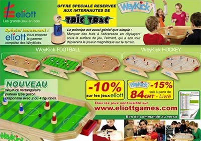 Un WeyKick avec une remise spécial Tric Trac !