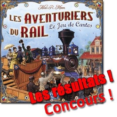 Aventuriers du rail cartes, les résultats du concours