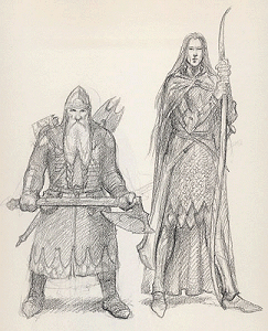 La guerre de l'Anneaux : Conception des figurines