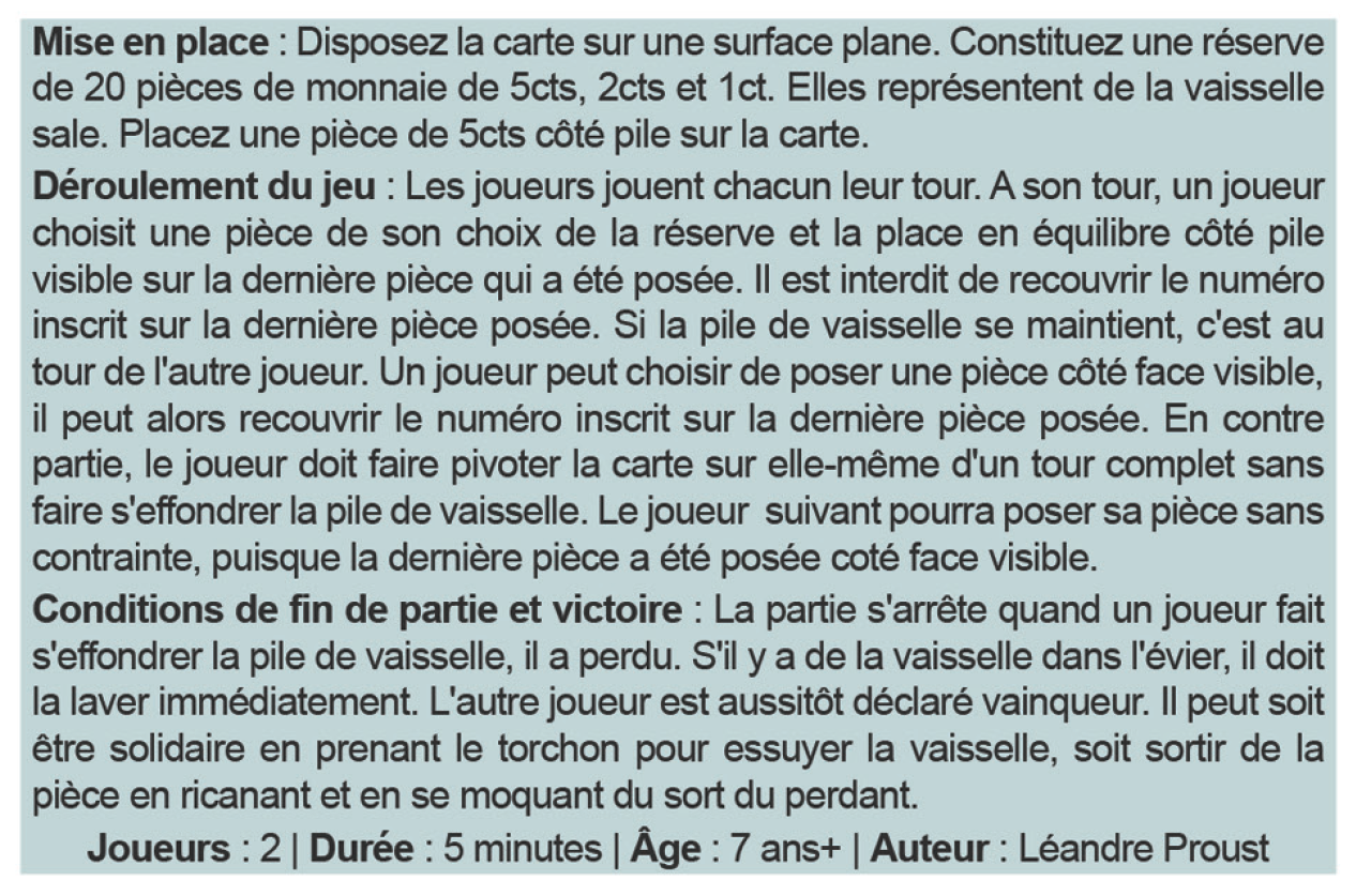 Tu perds, tu laves : le jeu minimaliste qui vous réconcilie avec la vaisselle ! Tu perds, tu laves : le jeu minimaliste qui vous réconcilie avec la vaisselle !